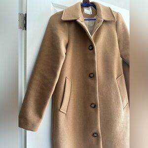 A&F Wool-Blend Dad Coat - Camel, size xsmall